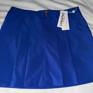 NWT Lilly Pulitzer Luxletic Kimika Skort Martinique UPF 50+ Size 8 MSRP $118